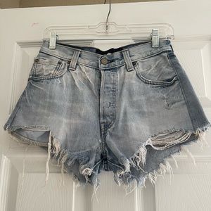 Denim shorts